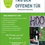 Flyer für unseren Tag der offenen Tür - Hewig-Dohm Oberschule 2025